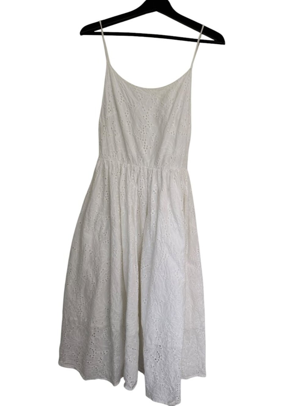 Rachel Antonoff White Eyelet Princess Dress Midi-Cotton- Size 6